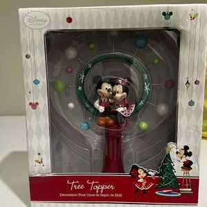 Disney Store Mickey & Minnie Tree Topper